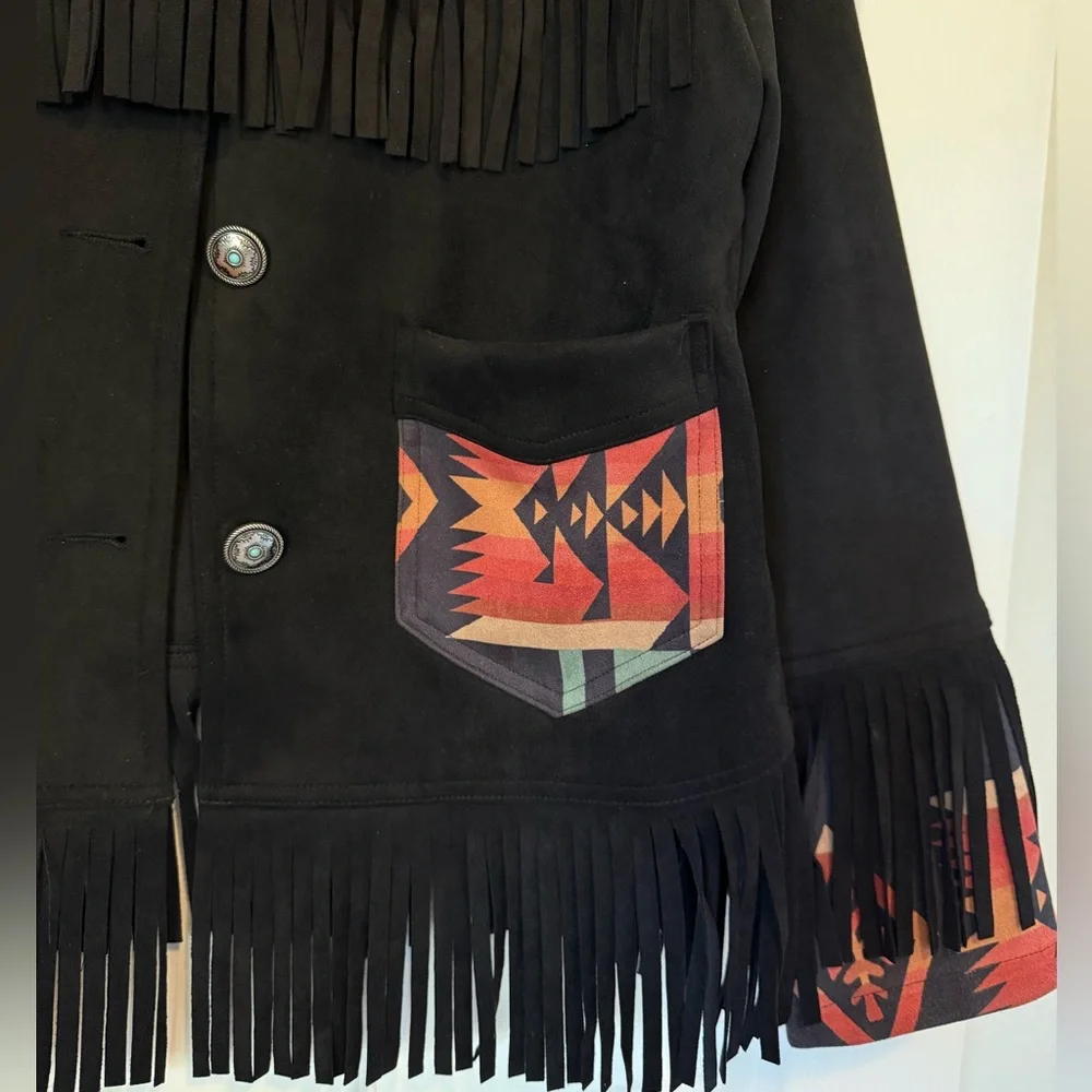 Fringe Aztec Jacket! - Picture 2 of 4